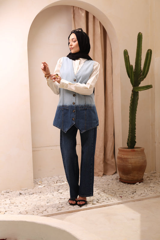 Straight leg jeans