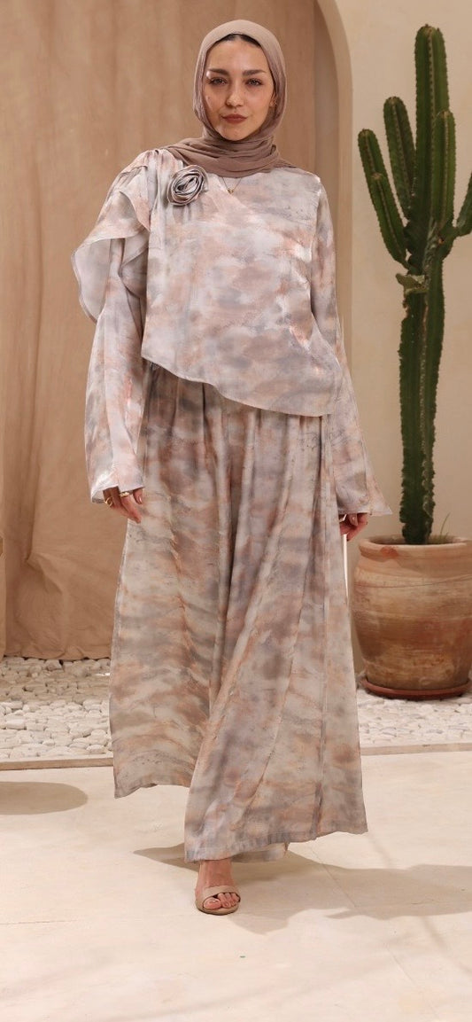 Light Brown orga blouse