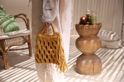 Yellow Bloom – Hand made Bag