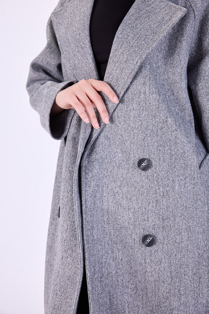 Gray coat