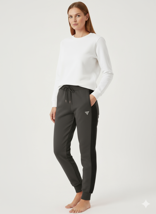 Guess Women's Sweatpants –Elastic Cuffed Hem  – Soft Cotton-