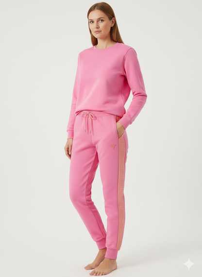 Guess Women's Sweatpants –Elastic Cuffed Hem  – Soft Cotton-