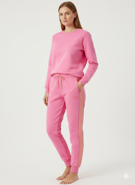 Guess Women's Sweatpants –Elastic Cuffed Hem  – Soft Cotton-